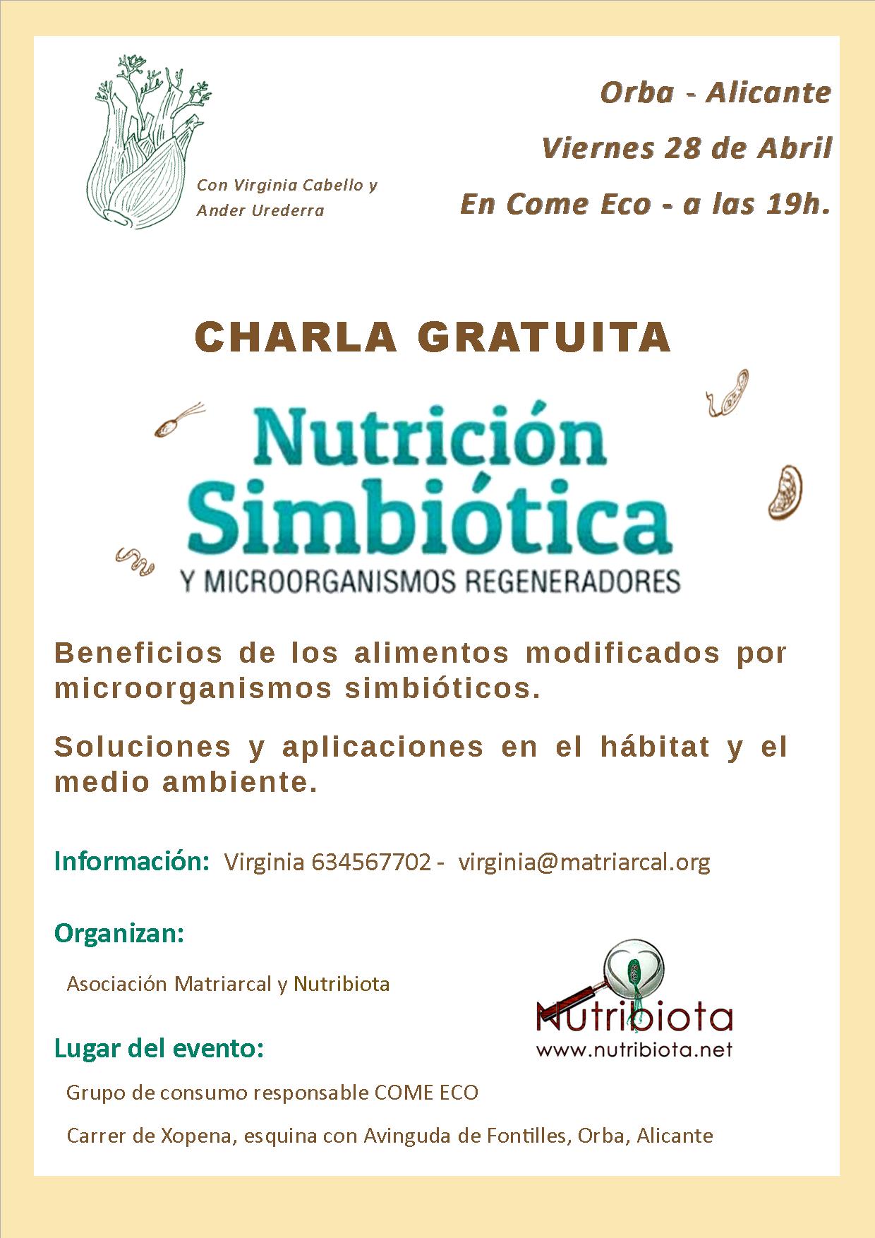 cartel charla nutribiotica